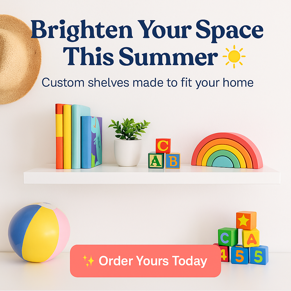 Custom 3/4" Thick White Melamine Shelf | Cut to Size | Kitchen, Bath, Closet & More