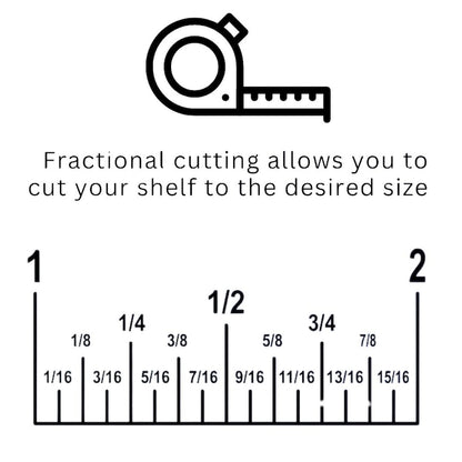 Custom 3/4" Thick White Melamine Shelf | Cut to Size | Kitchen, Bath, Closet & More